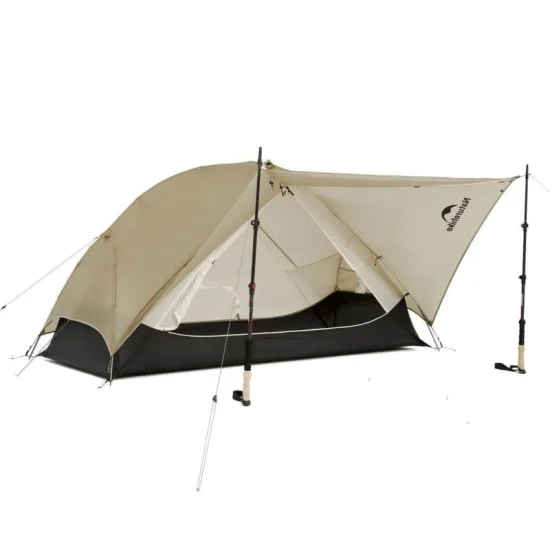 Naturehike Mongar UL Hiking Tent - Moon Rock Sand (55+80+55)*210*105